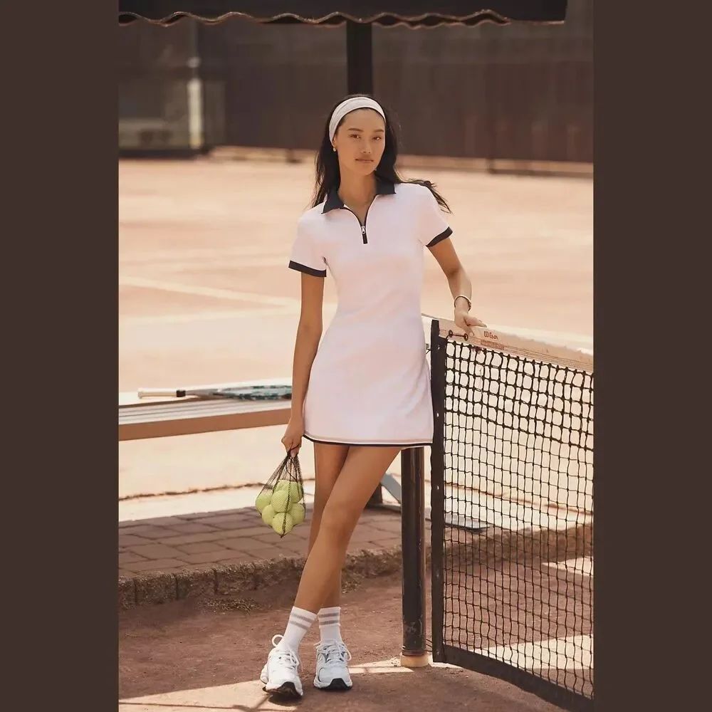 New $158 Varley Valentina Tennis Pickleball Court Dress size Medium